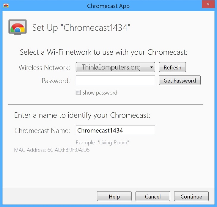 Bạn đã setup thành công Chromecast