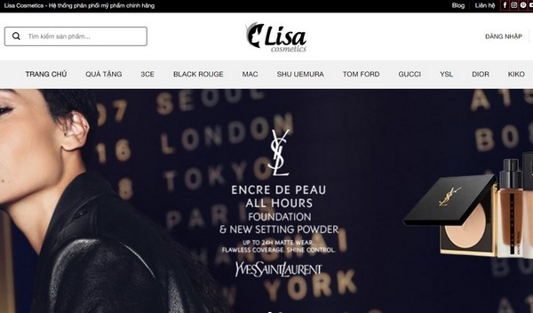Lisa Cosmetics là shop mỹ phẩm online chính hãng nổi tiếng